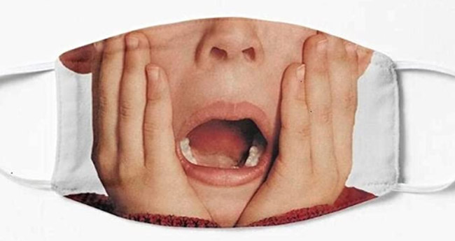 Macaulay Culkin Kevin McCallister Home Alone Face Mask