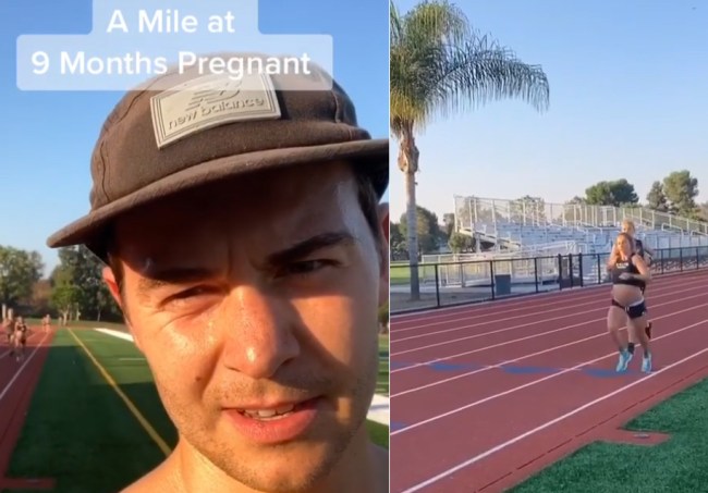 Pregnant Mile Runner
