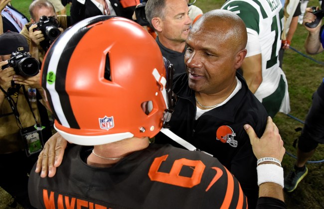 Former Cleveland Browns head coach Hue Jackson claims a new book will expose the franchise