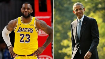 LeBron James Was Impressed With Barack Obama Casually Hitting A 3-Pointer At Biden Campaign Stop