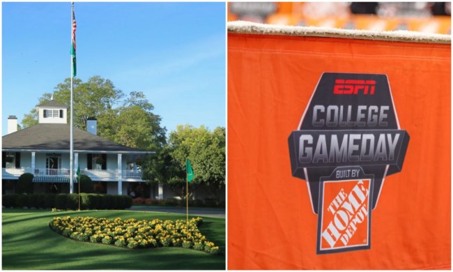 college gameday at the masters