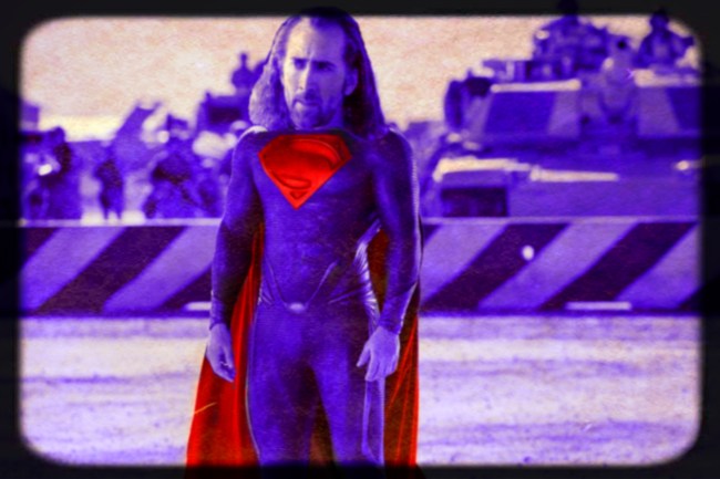nicolas cage as superman
