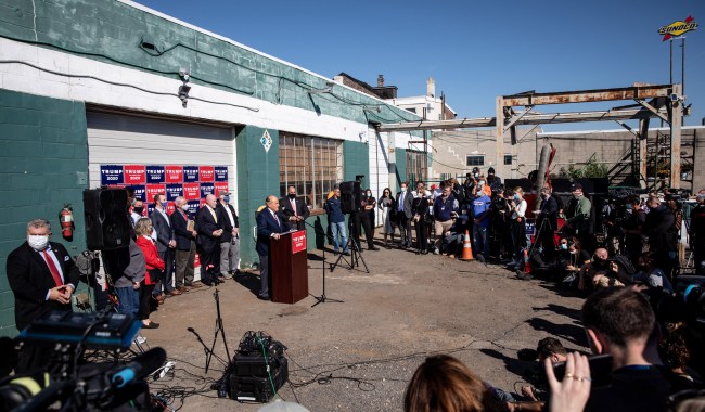 Adult Bookstore Next To Four Seasons Press Conference Mad At Giuliani