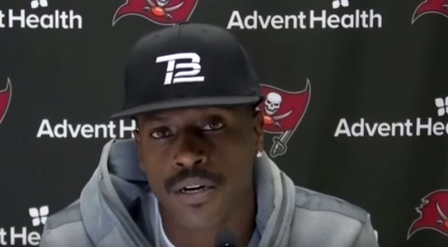 Antonio Browns First Press Conference As A Member Of The Buccaneers