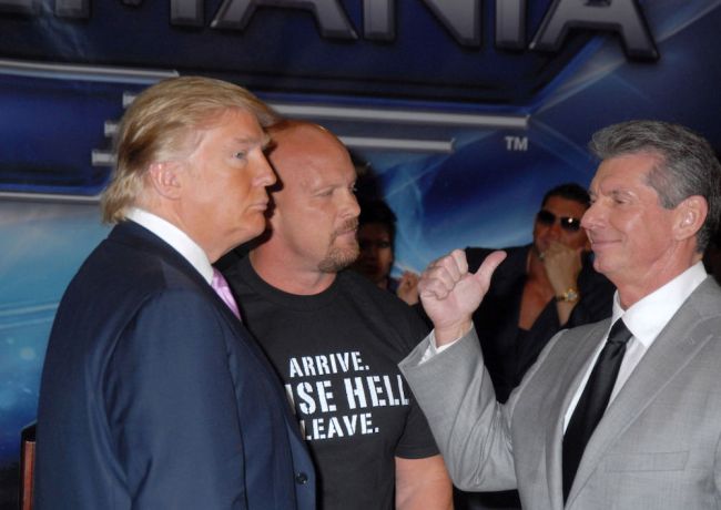 Donald Trump Vince McMahon Slight