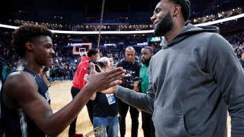 NBA Fans React To LeBron James’ Son Bronny Going Through Growth Spurt And Looking Like A Grown Man Already