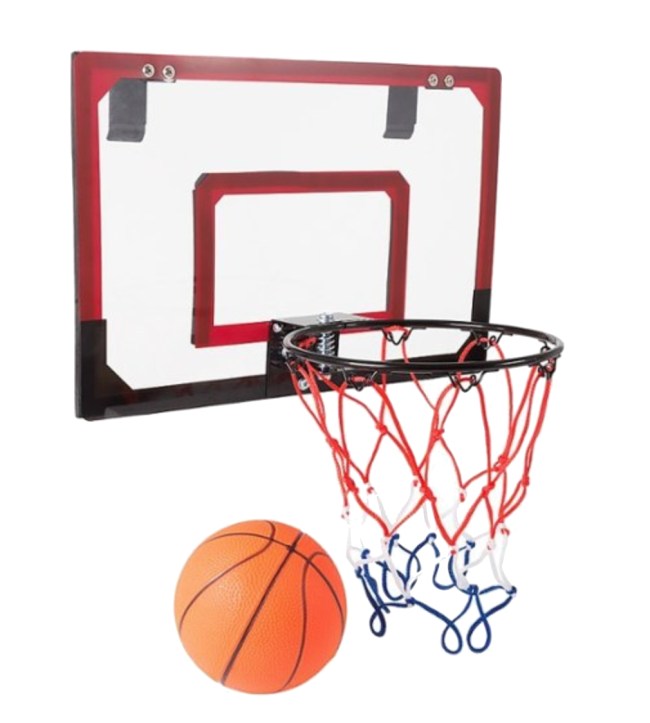 Mini Basketball Hoop with Ball and Breakaway Rim