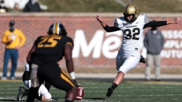 Video Shows Sarah Fuller Hit Long Snapper In The Back With FG Attempt At Practice