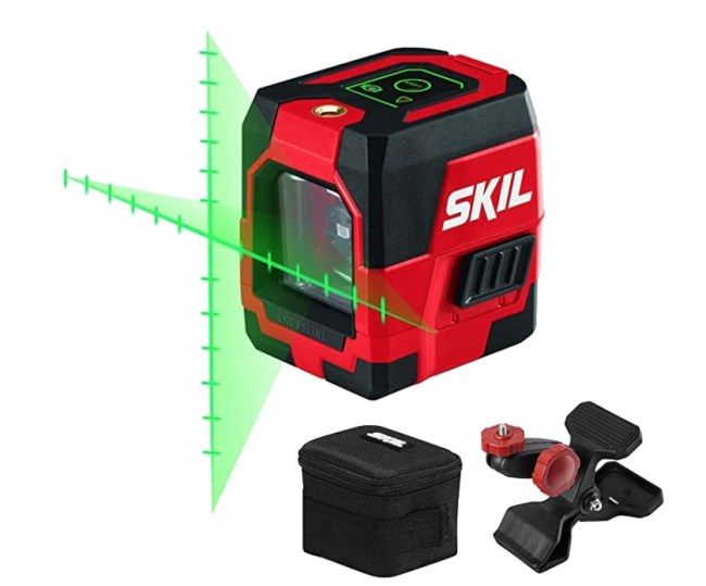 SKIL 65 ft. Green Self Leveling Cross Line Laser Level
