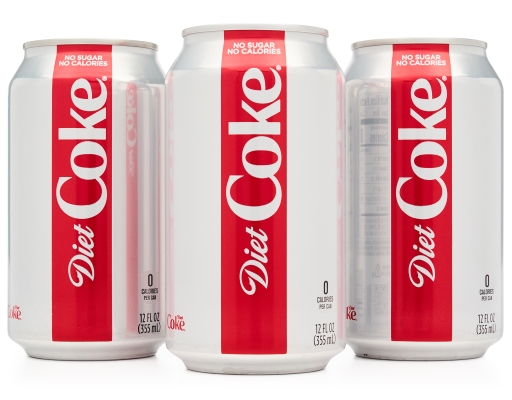 diet coke cans