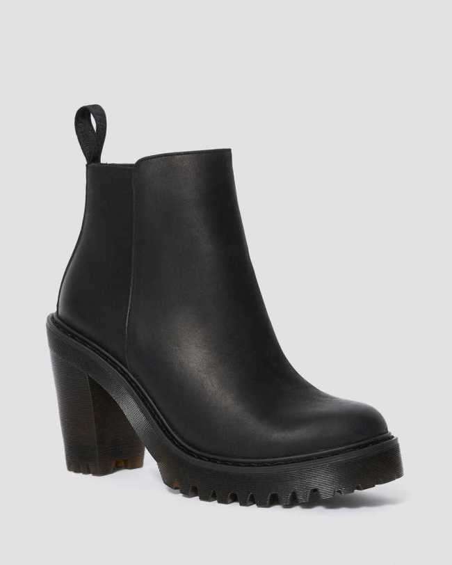 Dr. Marten's Magdalena Women's Leather Heeled Chelsea Boots