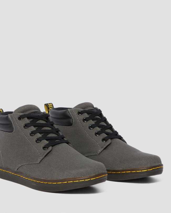 Doc Martens Maleke Men's Twill Canvas Casual Boots