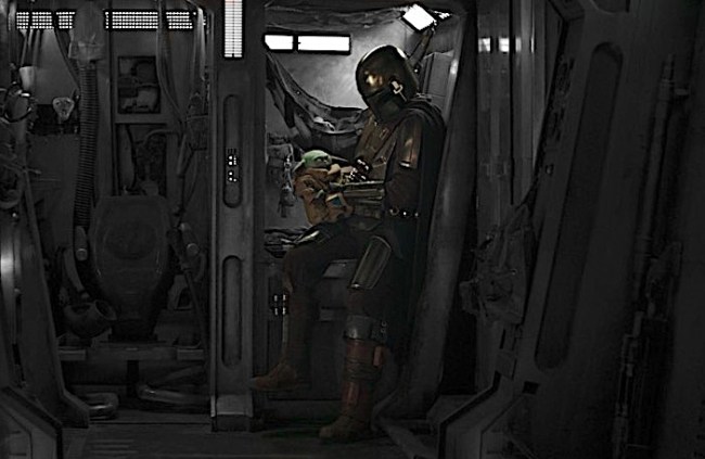 mando and baby yoda