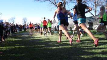 A H.S. Runner Picked Up A Struggling Competitor To Help Him Near Finish Line And Almost Got Disqualified For It