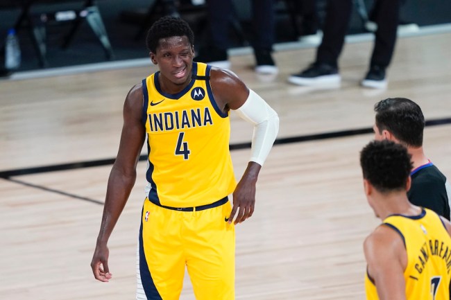 Pacers star Victor Oladipo was allegedly out pitching himself to get traded for during NBA games last season