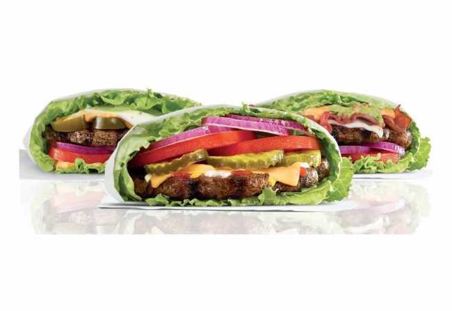 carls jr lettuce wrapped burgers