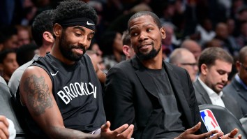 NBA Fans React To Kyrie Irving And Kevin Durant Having Disagreement About How To Run The Nets Offense During Discussion On IG Live