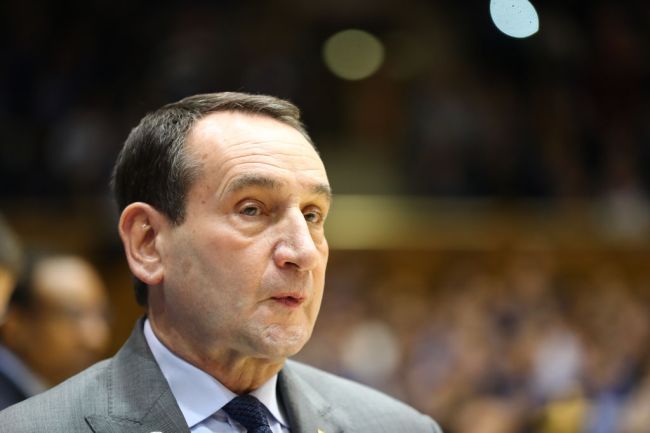 Duke Basketball Coach K Mike Krzyzewski Mike