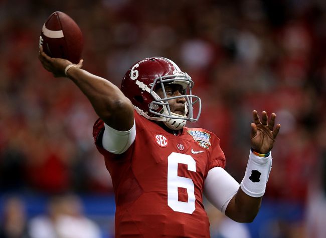 Alabama Quarterback Blake Sims