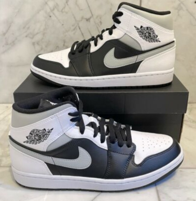 Nike Air Jordan 1 Mid White Shadow