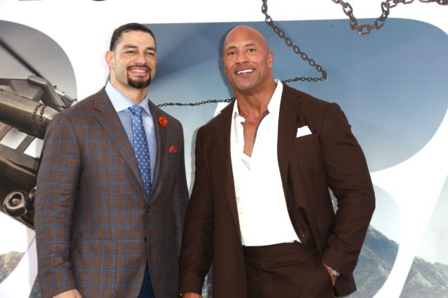 The Rock Roman Reigns Wrestlemania