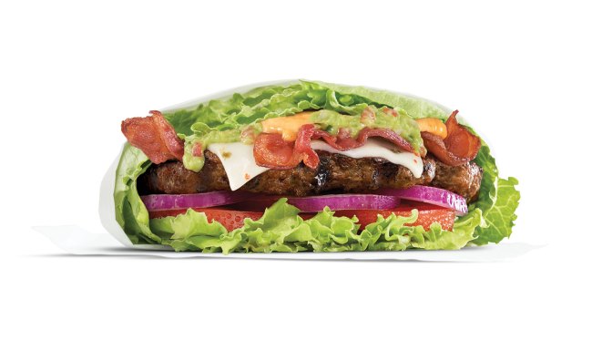 carls jr lettuce wrapped burgers