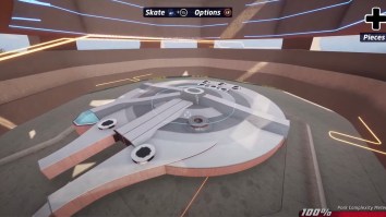 Star Wars Fan Creates A Millennium Falcon Skate Park In Tony Hawk’s Pro Skater 1 + 2