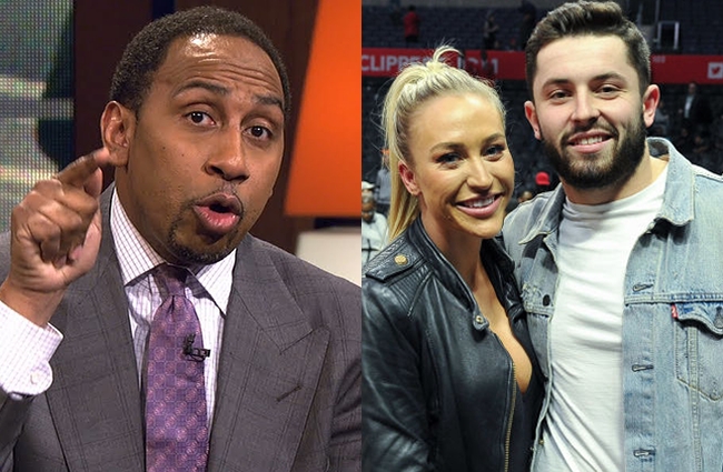 stephen a smith baker mayfield wife