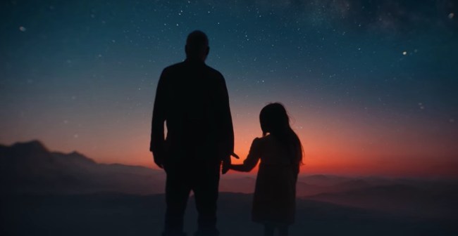 the midnight sky