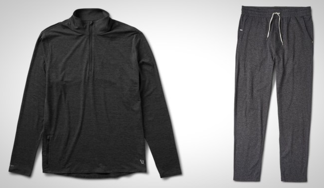 Vuori Half Zip and Ponto Pants