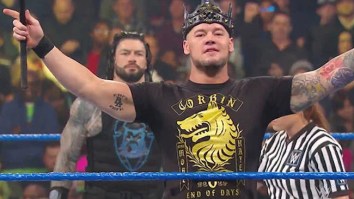 WWE Champ Roman Reigns Leaves Hilarious Burn On Photo Of Baron Corbin Falling Off Bike
