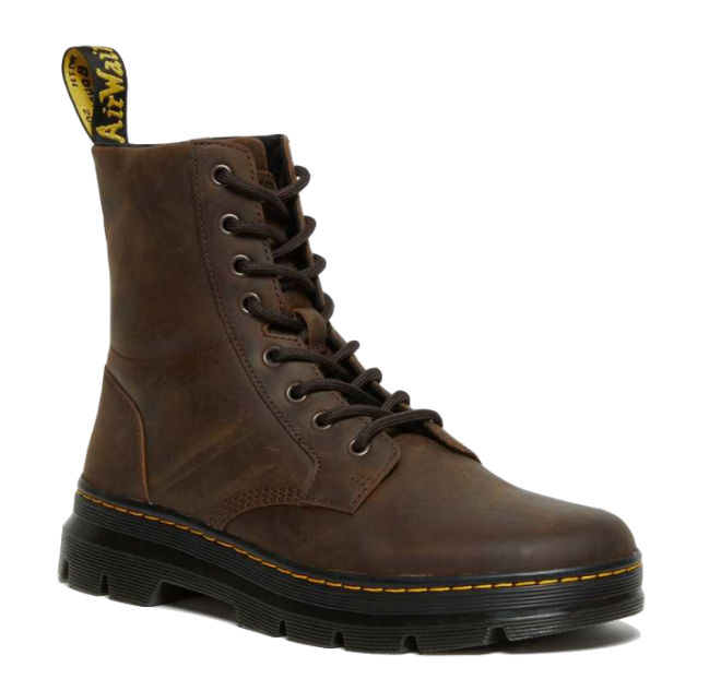 Dr. Martens Combs Crazy Horse Leather Casual Boots