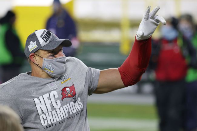 Rob Gronkowski NFC Championshio