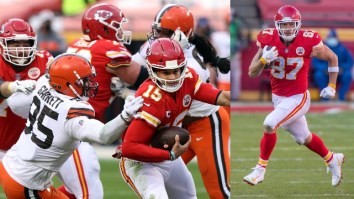 Myles Garrett’s Response To Travis Kelce Accusing Browns Defense Of Celebrating A Mild Traumatic Brain Injury Is Not Stern Enough