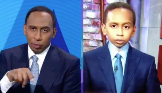 baby stephen a smith arguing deepfake