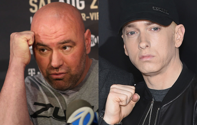 eminem calls out dana white espn