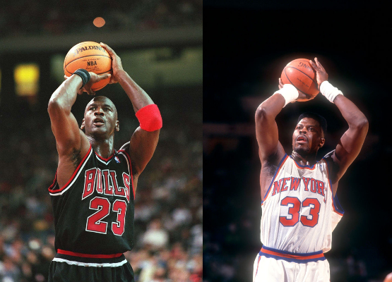 Dream Team teammates Michael Jordan injured his neck by wrestling Patrick Ewing during the Olympics.
