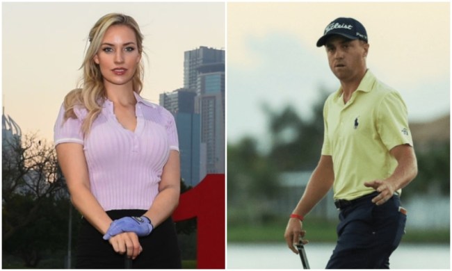 paige spiranac justin thomas homophobic slur