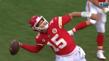 Fan Video Shows Patrick Mahomes Impressively Reaching Upper Deck With Throw After TD