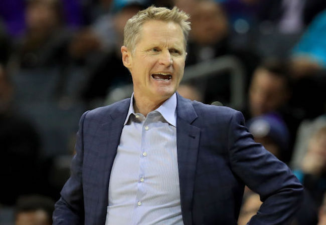 steve kerr fined drake late flight