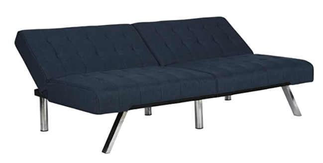 DHP Emily Futon with Chrome Legs