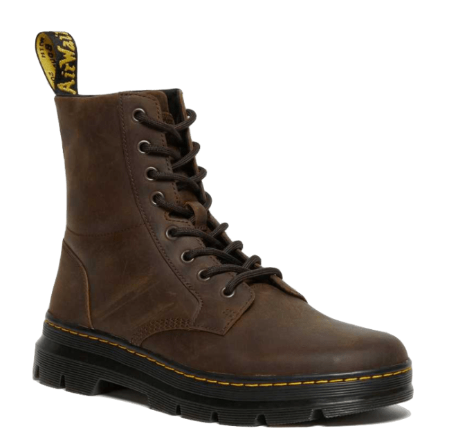Dr Martens Combs Crazy Horse Leather Casual Boots