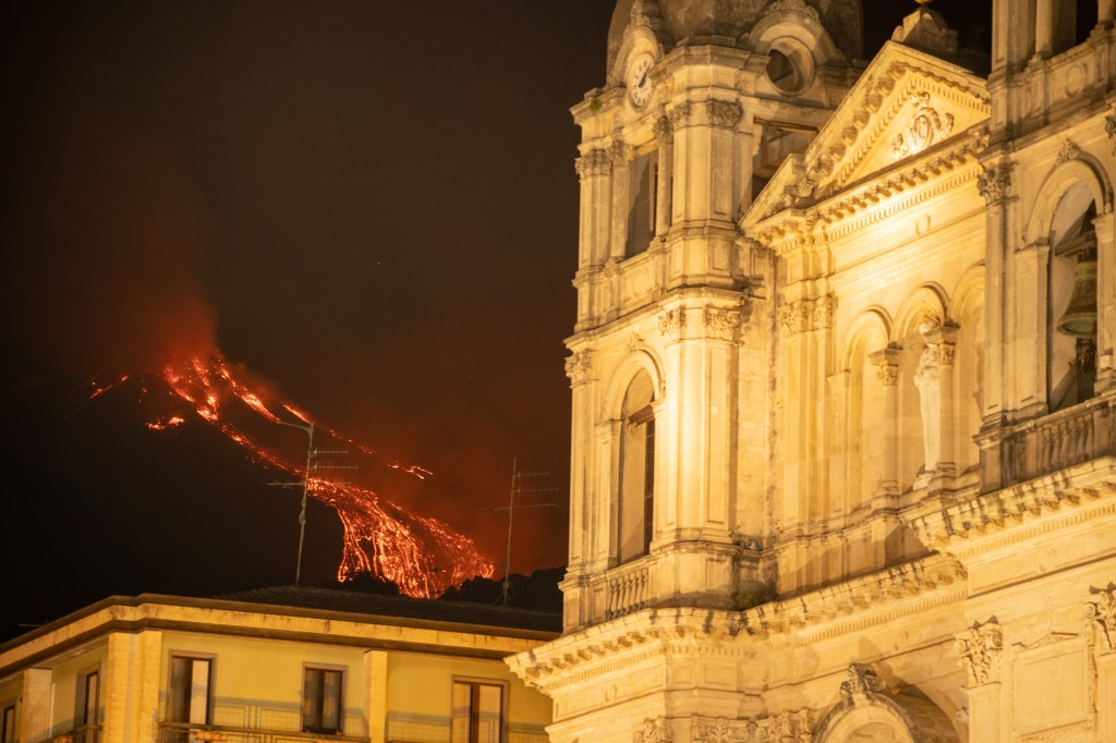 Mt. Etna volcano italy