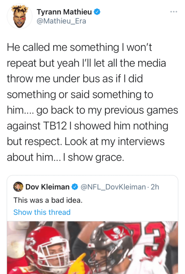 Tyrann Mathieu Tweet