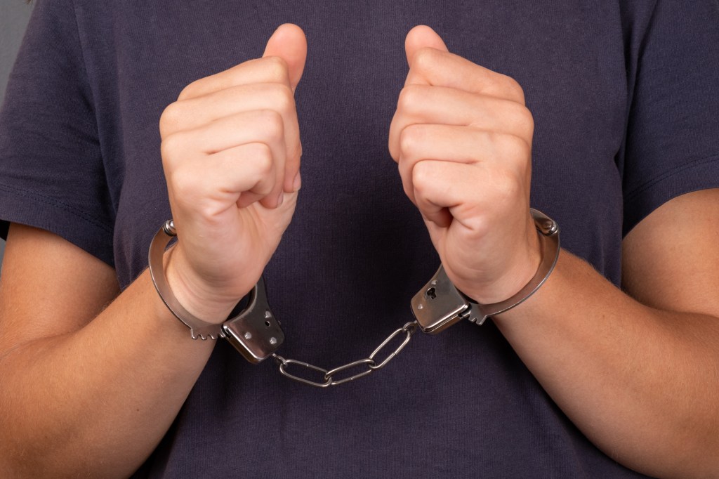 guy in handcuffs