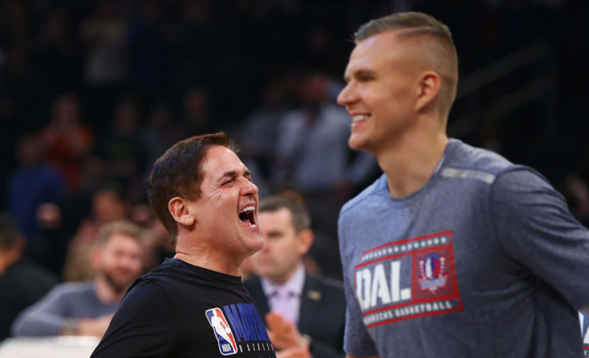 mark cuban kristaps porzingis trade rumors