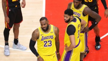 LeBron James Reportedly Called Courtside Karen’s Husband ‘Ol’ Steroid Ass’ During Heated Altercation