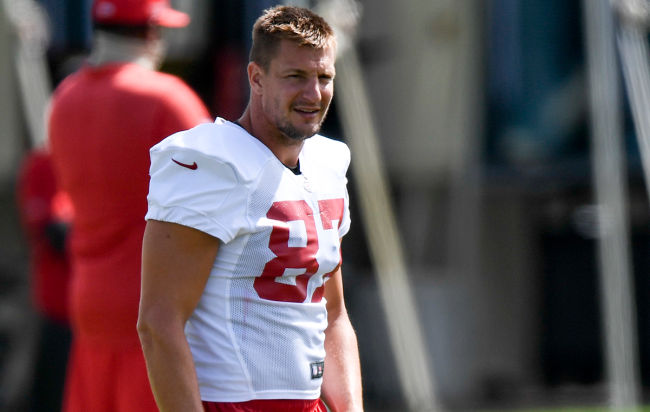 rob gronkowski virtual workouts cheating
