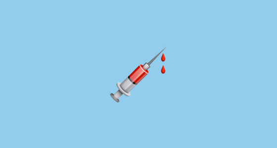 syringe emoji
