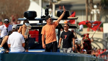 Tom Brady Deserves MVP Honors For His Post-Parade Tweet After Appearing To Be Hammered